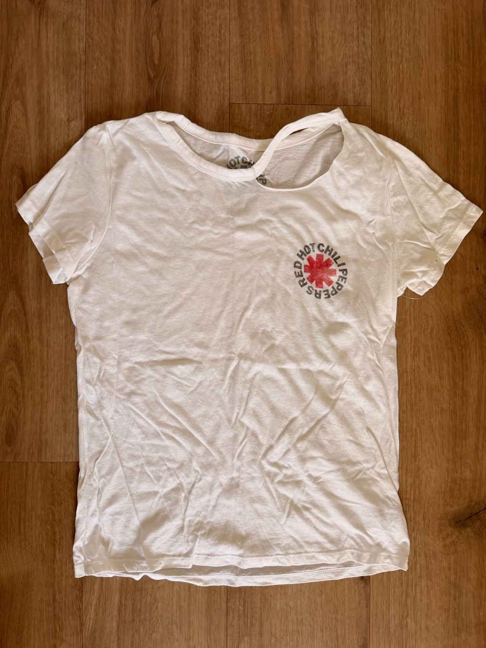 White Red Hot Chili Peppers Logo Kids T-Shirt